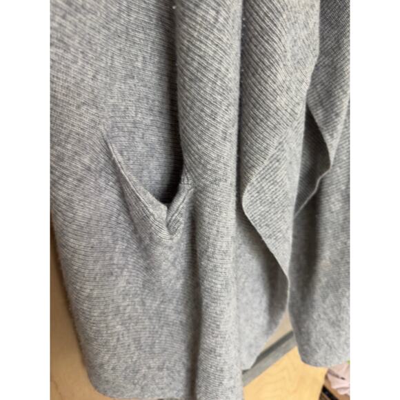 Vince Cashmere Sleeveless Cardigan Grey Size Large - Picture 8 of 9